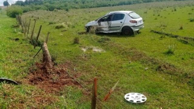 Apóstoles: se accidentó con su vehículo y fue por sus propios medios al hospital.
