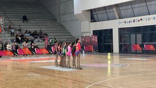 Patinadoras de toda la provincia en el Estadio Arena