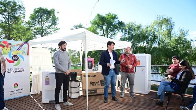Presupuesto Participativo 2024: se entregaron bienes a instituciones de Gualeguaychú