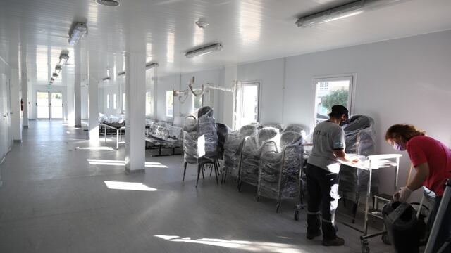 El Centro Modular Sanitario será en principio para testeos de coronavirus y análisis.