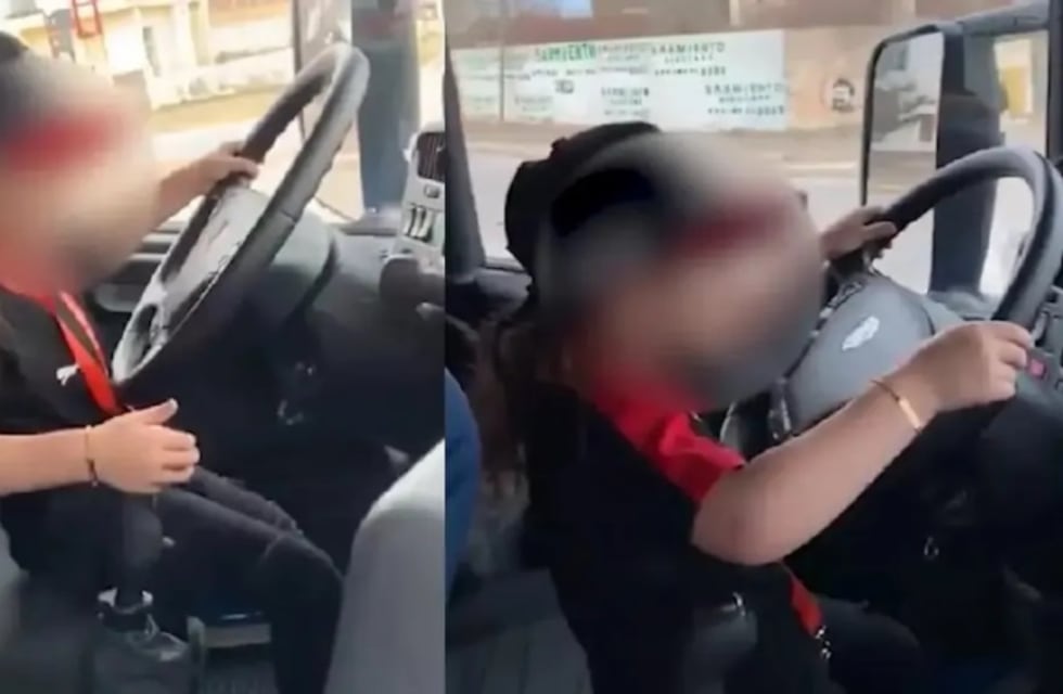 Imprudencia al volante: un camionero de Trelew hizo manejar a un niño de 7 años por las calles de Caleta Olivia y los vecinos se indignaron