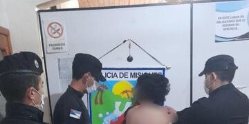 Detienen a un individuo acusado de robo en Bernardo de Irigoyen.