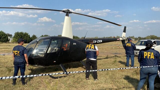 La aeronave fue secuestrada en el Country Club Banco Provincia de Moreno.