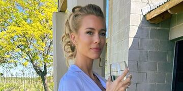 Nicole Neumann en la previa de su casamiento.