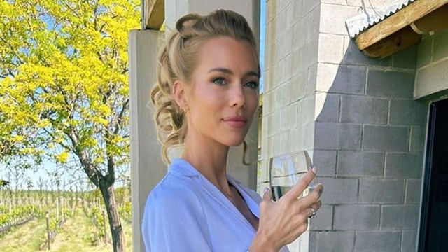 Nicole Neumann en la previa de su casamiento.