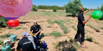 Globos incendiarios. No se registraron heridos ni daños materiales. (Noticias de Israel)