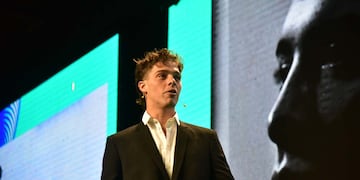 Santi Maratea participo de las charlas de Endeavor (Facundo Luque / La Voz)