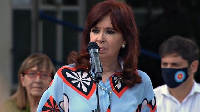 La vicepresidenta Cristina Kirchner. (Gentileza La Nación)