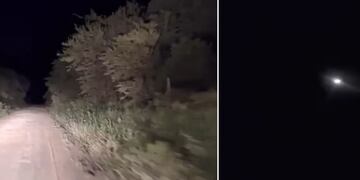Manejaba por una ruta en Santiago del Estero, se encontró con la Luz Mala y el escalofriante video es viral