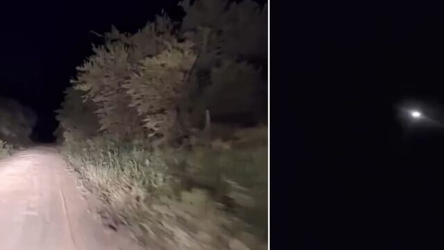 Manejaba por una ruta en Santiago del Estero, se encontró con la Luz Mala y el escalofriante video es viral