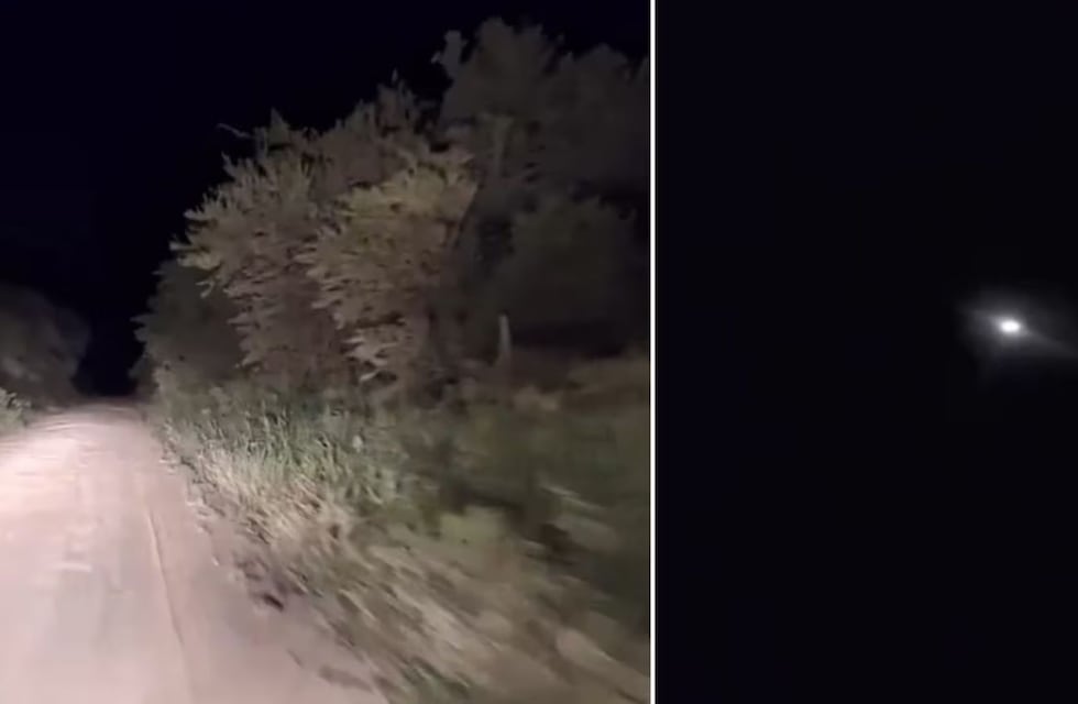 Manejaba por una ruta en Santiago del Estero y se encontró con la Luz Mala: el escalofriante video