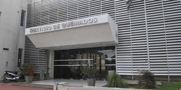 INSTITUTO DEL QUEMADO. En una imagen de archivo. Allí fue llevado el hombre (Javier Cortéz).