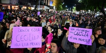 Continúa la investigación por el crimen de Cecilia. Foto: Foto Marcela Carroll / Clarín