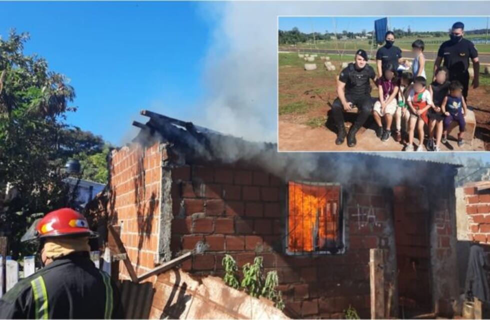 Un incendio en una casa en Posadas dejó al descubierto una historia de abandono