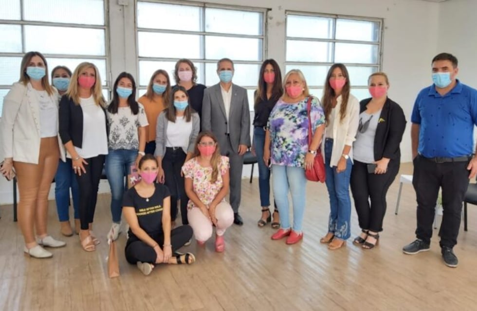 El polo de la mujer recibió la visita de Bernarte y su comitiva