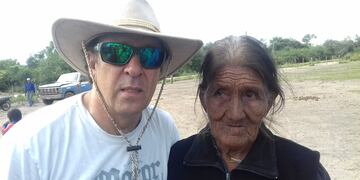 Su segunda casa: Héctor, el mendocino que desde hace 18 años viaja con ayuda al impenetrable. Foto: Gentileza Héctor Manzano.