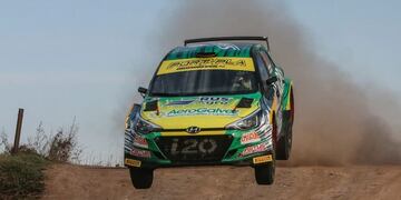 El piloto de Jesús María, Mario Baldo, se impuso en la etapa inicial del 23° Rally de San Francisco,  por el campeonato provincial. (Prensa Rally Cordobés).