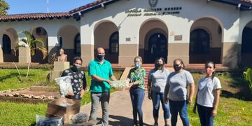 Los jabones fueron elaborados por titulares del programa nacional Potenciar Acompañamiento, que gestiona desde el Ministerio de Prevención de Adicciones con la SEDRONAR.