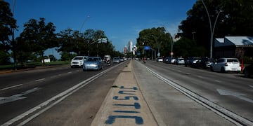 Las calles de Rosario este martes