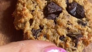 Galletitas de garbanzos y chocolate.
