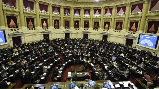 La Cámara de Diputados sesiona para aprobar un alivio fiscal, entre otros temas (Foto: HCDN)