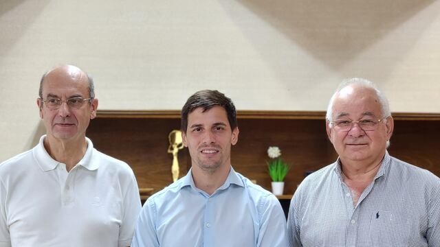 Silvio Genero, el intendente de Rafaela Leonardo Viotti e Ítalo Cassina