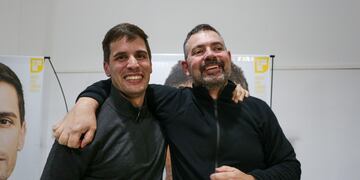 Leo Viotti y Germán Bottero festejan los resultados de las elecciones en Rafaea