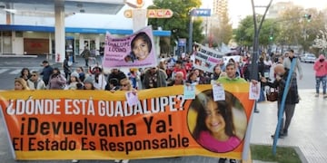 2 años sin Guadalupe Lucero: su familia marchó por las calles de San Luis exigiendo justicia