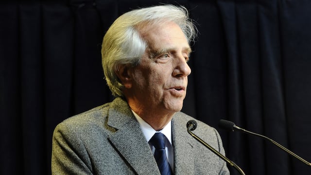 El expresidente uruguayo Tabaré Vázquez murió este domingo a la madrugada a los 80 años a raíz de un cáncer de pulmón, informó su familia.(Foto: DPA)