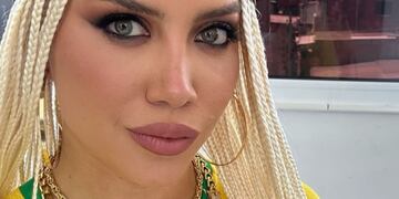 Desde una pileta de lona en la favela, Wanda Nara sorprendió a todos con poses cargadas de sensualidad