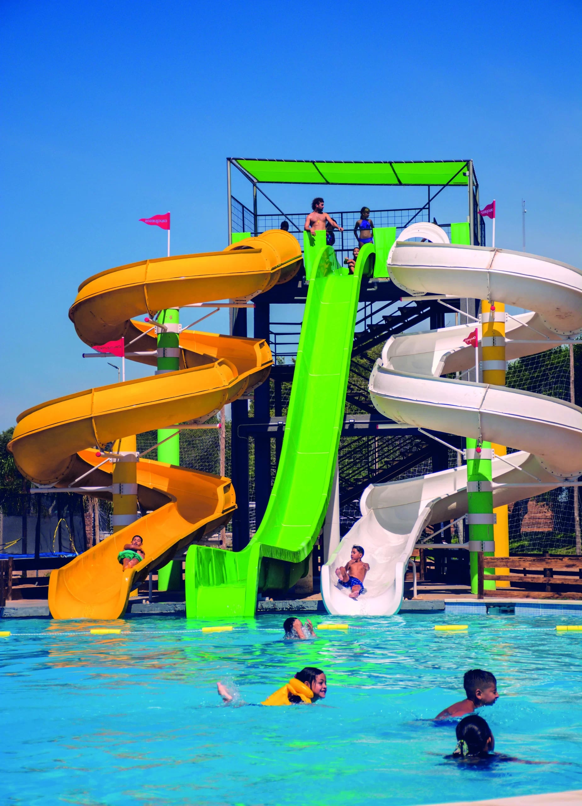 Parque acuático del complejo El Norte.
