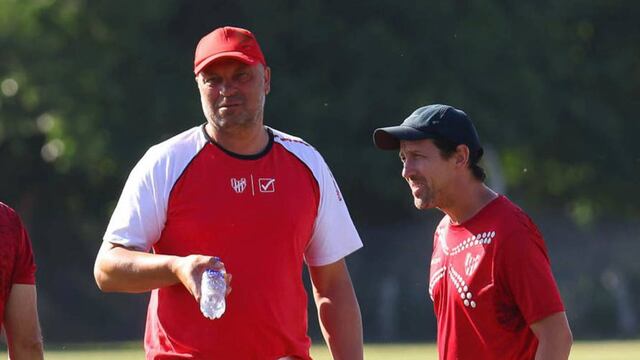 Daniel Jiménez y Bruno Martelotto, la dupla para dirigir a Instituto frente a Argentinos (Prensa Instituto).