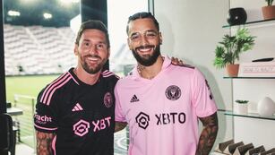 Maluma grabó un videoclip con Lionel Messi en el estadio del Inter de Miami