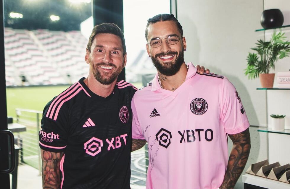 Maluma grabó un videoclip con Lionel Messi en el estadio del Inter de Miami