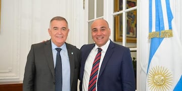 Jaldo y Manzur se reunieron en Buenos Aires.