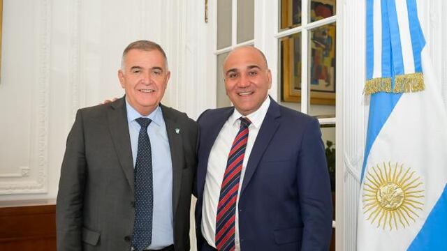 Jaldo y Manzur se reunieron en Buenos Aires.
