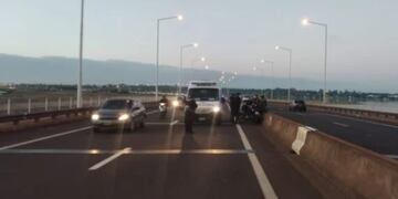 Accidente en el Acceso Sur de Posadas derivó en una persona herida.