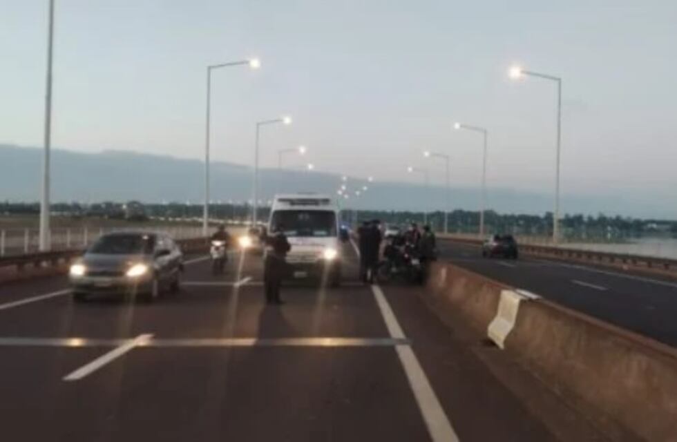 Accidente en el Acceso Sur de Posadas derivó en una persona herida