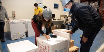 Vacunas Pfizer llegan a Villa Mercedes