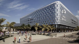 Así será el megashopping que se construye en la zona sur de la ciudad de Córdoba.