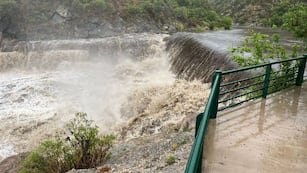 Crecida de los río del valle de Punilla . Gentileza El Diario de Carlos Paz