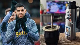 Cuti le dio mate a un compañero europeo de Tottenham y su reacción es furor en Inglaterra.