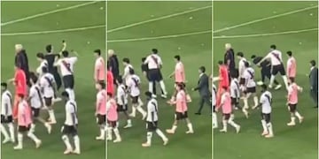 Agresión del jugador de River.