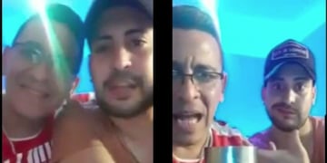 El subayudante instructor Rodrigo Munives, y el auxiliar Ariel Rodríguez invitan a la "fiesta" por medio de una plataforma en las redes sociales.