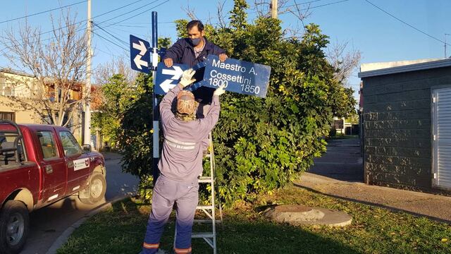 Colocación de nomencladores