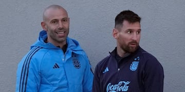 El "Jefecito" y la "Pulga" siguieron viéndose en el predio de Ezeiza hasta el año pasado.