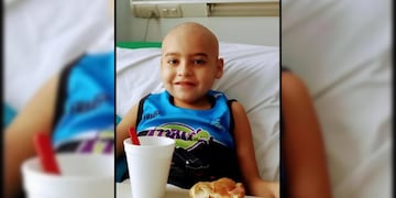 Francisco, el pequeño sanjuanino que padece leucemia y necesita la ayuda de todos