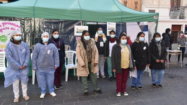 La campaña "Vacunate" se instaló durante dos fines de semana en pleno centro de San Salvador de Jujuy.