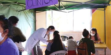 Eldorado: realizaron operativo de salud en el barrio Roulet.