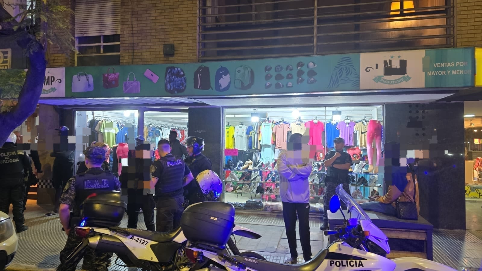 El operativo ocurrió en avenida Emilio Olmos al 293,  barrio Centro.